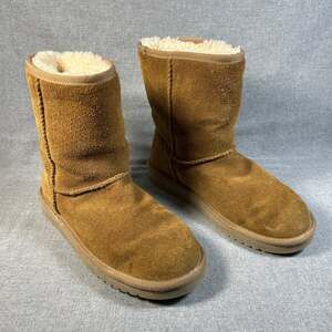 Koolaburra by UGG Koola Short Boots Womens 7 Chestnut Suede 1017090